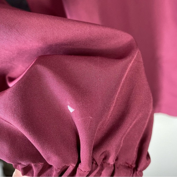 MEC Vintage 90’s Lightweight Maroon Cycling Windbreaker Jacket size small - Picture 8 of 8